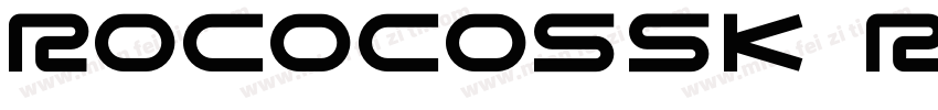 RococoSSK Regular字体转换